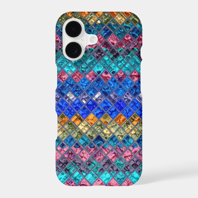 Stained Glass Pattern #11 Iphone Case (Back)
