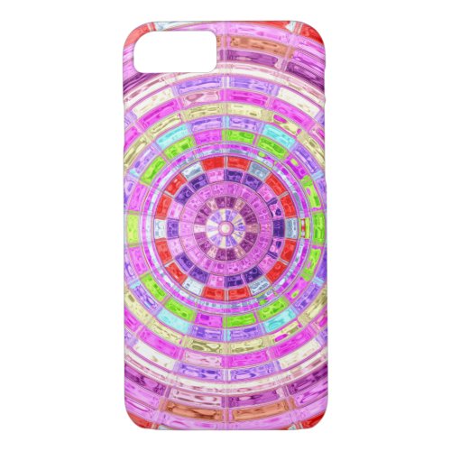 Stained Glass Pattern 6 iPhone 87 Case