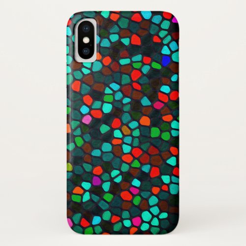Stained Glass Pattern iPhone XS Case
