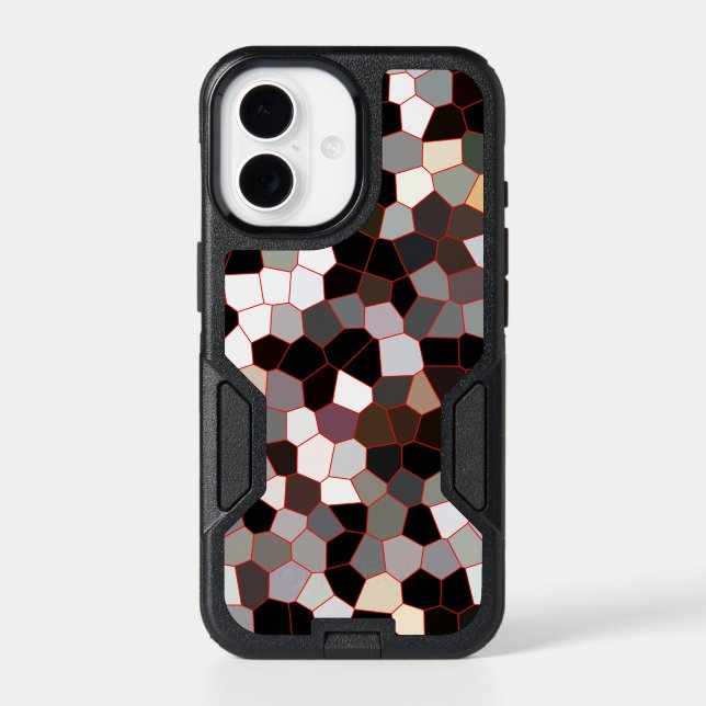 Stained Glass Pattern Otterbox iPhone Case (Back)