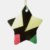 Stained Glass Pattern Star Ornament (Right)