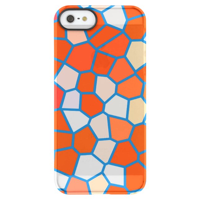 Stained Glass Pattern Uncommon iPhone Case (Back)