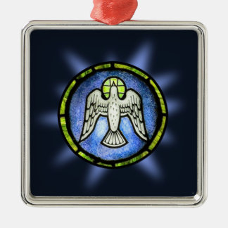 Stained Glass Peace Dove Ornament