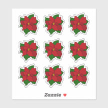 Stained-Glass Poinsettia
