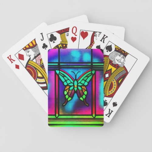 Stained Glass Poker Cards