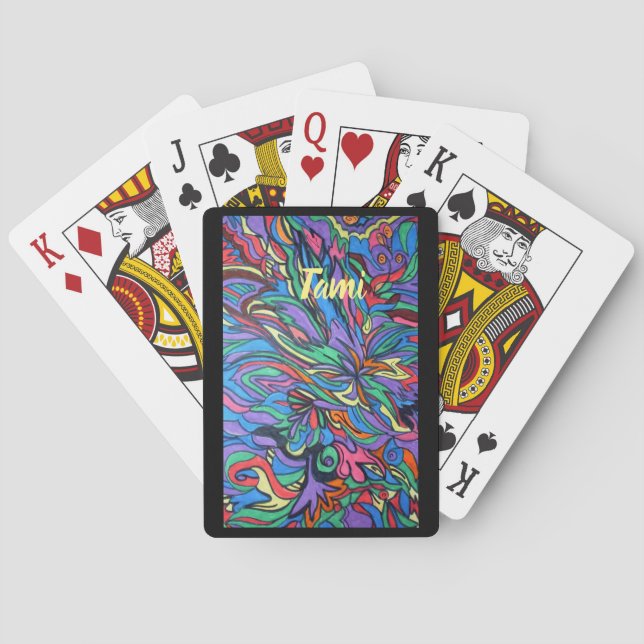 stained glass poker cards (Back)