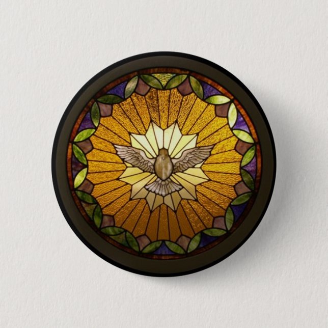 Stained Glass Prints Button (Front)