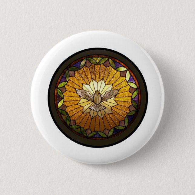 Stained Glass Prints Button (Front)