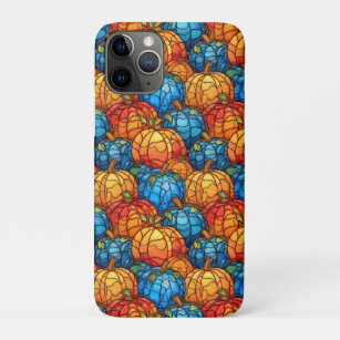 Stained Glass Pumpkin Field  iPhone 11 Pro Case