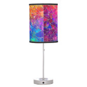 Stained Glass Rainbow Pattern Table Lamp (Back)