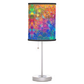 Stained Glass Rainbow Pattern Table Lamp (Right)
