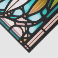 Stained Glass Reeds Illustration Large Tissue Paper | Zazzle