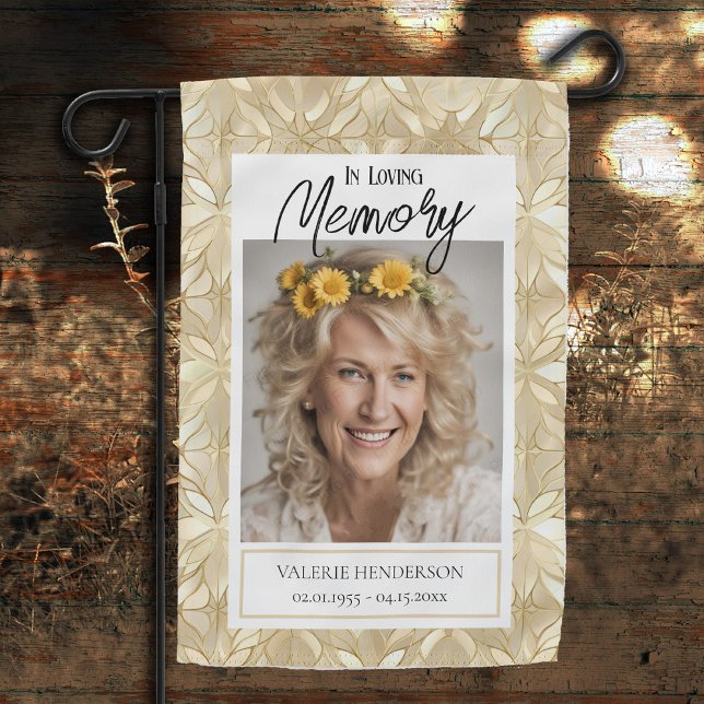 Stained Glass Remembrance Memorial Garden Flag (Creator Uploaded)