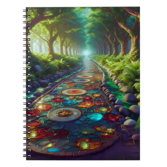 Stained Glass Road Notebook (Front)