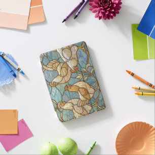 Stained Glass Roosters Elegant Chicken Farmhouse iPad Mini Cover