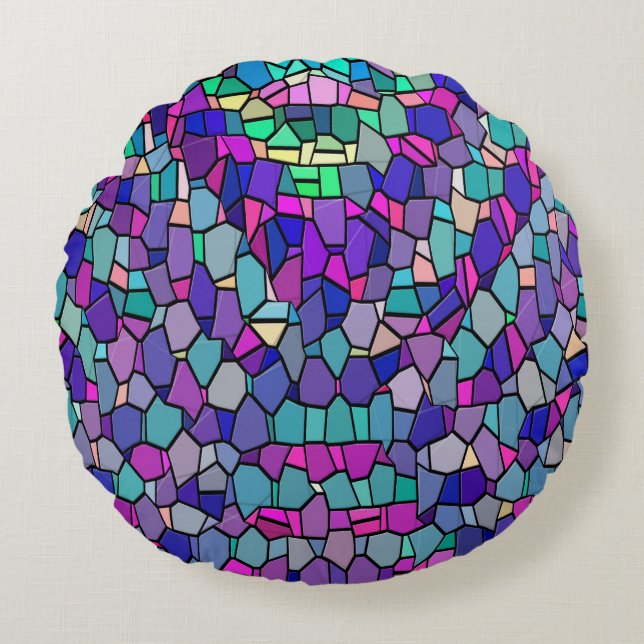 Stained Glass....... Round Pillow (Front)