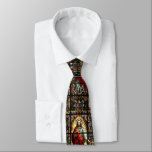 Stained Glass Sacred Heart of Jesus Catholic Neck Tie<br><div class="desc">This beautiful stained glass artistic tie with the Sacred Heart of Jesus  would be an awesome 
gift for anyone receiving the Sacrament of Confirmation or for any occasion!</div>