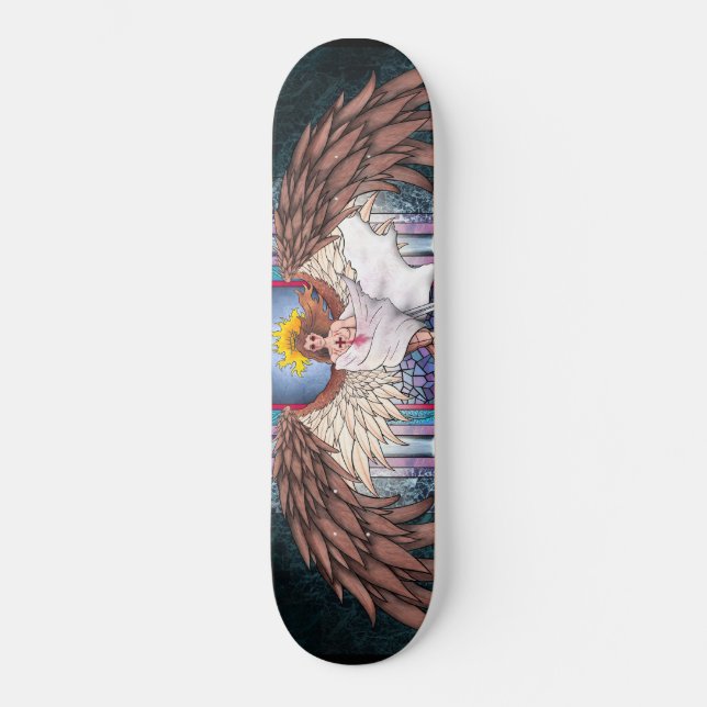 Stained Glass skateboard Deck (Front)