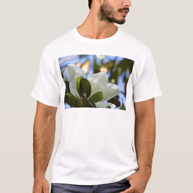 Stained Glass Sky Southern Magnolia Gifts Apparel T-Shirt (Front)