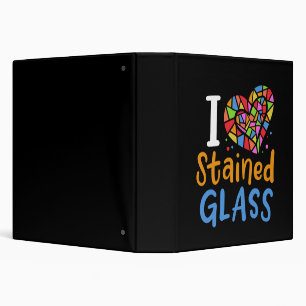 Stained Glass Stained Glass Artist 3 Ring Binder