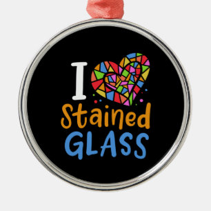 Stained Glass Stained Glass Artist Metal Ornament