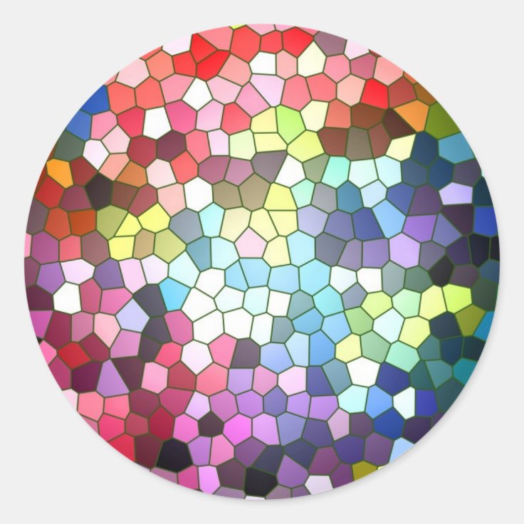 Stained Glass Sticker Zazzle