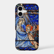 Stained Glass Style Nativity