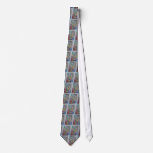 stained glass style neck tie (Front)
