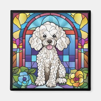 Stained Glass Style Poodle