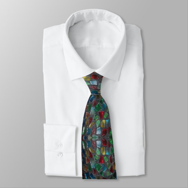 Stained Glass Tie (Tied)