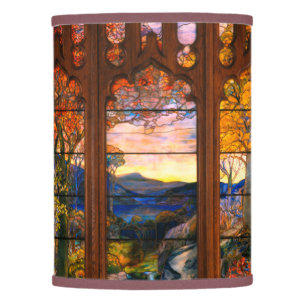 Stained glass tiffany look Victorian elegant  Lamp Shade