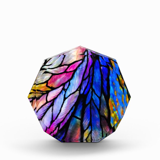 Stained Glass, Tiffany - Style,  Acrylic Award (Front)
