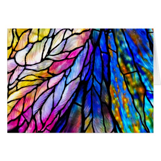 Stained Glass, Tiffany - Style, Cards (Front Horizontal)