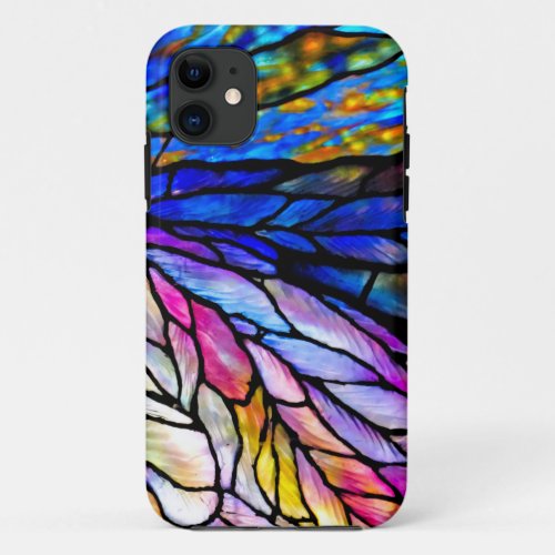 Stained Glass Tiffany _ Style  iPhone 11 Case