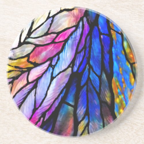 Stained Glass Tiffany _ Style  Coaster