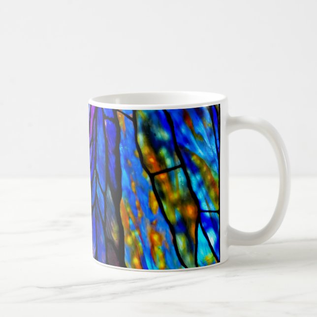 Stained Glass, Tiffany - Style,  Coffee Mug (Right)