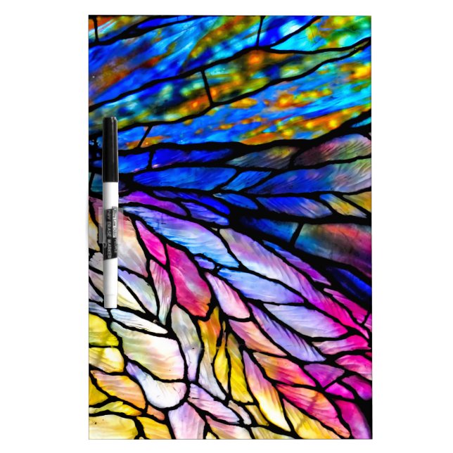 Stained Glass, Tiffany - Style,  Dry Erase Board (Front)