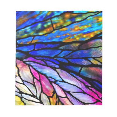 Stained Glass Tiffany _ Style  Notepad