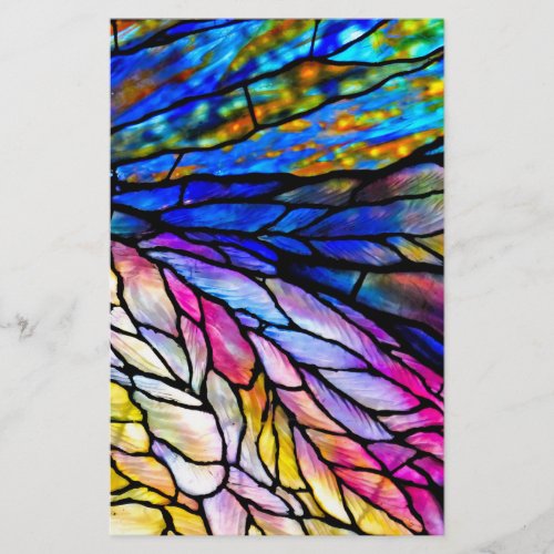 Stained Glass Tiffany _ Style  Stationery