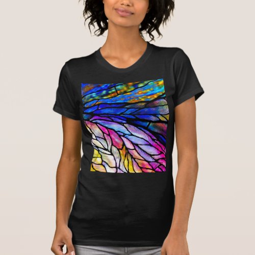 Stained Glass Tiffany _ Style  T_Shirt