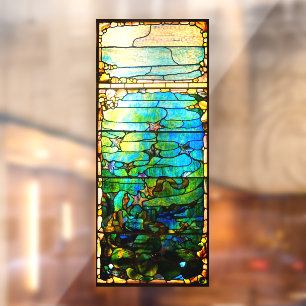 Stained glass tiffany window look starfish window cling