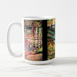 Stained Glass Tiffany Window Psalms 42:1 Deer Mug
