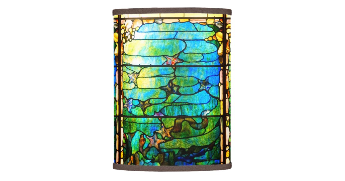 Stained glass tiffany window starfish sea lamp shade | Zazzle.com