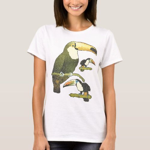 Stained Glass Toucan T_Shirt