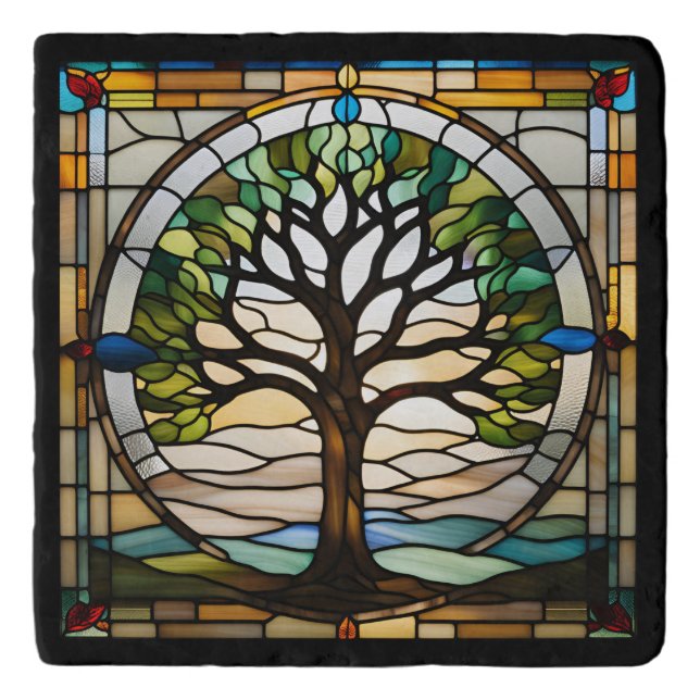 Stained Glass Trivet (Front)