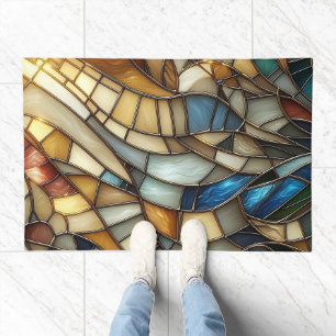 Stained Glass Waves Doormat