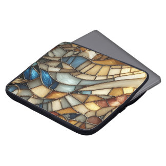 Stained Glass Waves Laptop Sleeve