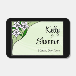 Stained Glass Wedding Matchbook Matchboxes