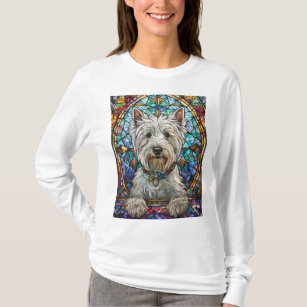 Stained Glass Westie T-Shirt