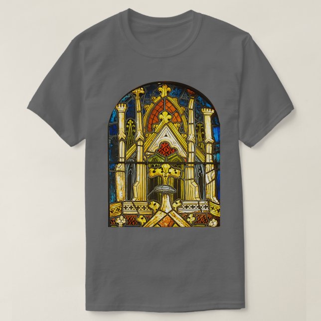 Stained Glass Window 2 of T-Shirt (Design Front)